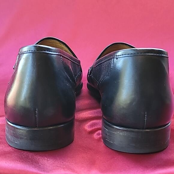 MEZLAN sz 11 LIZARD TASSEL LOAFER black excellent condition ORIG $575 main image 7